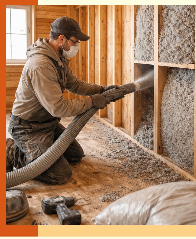 Утепление дачного дома эковатой в Белорецке — быстро и надёжно