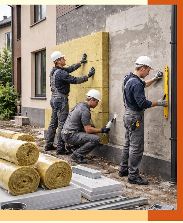 Утепление таунхауса в Белорецке от 7299 руб/м2 — комплекс под ключ | ТепломастерБлр