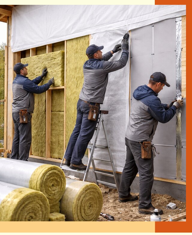 Утепление каркасного дома в Белорецке от 4258 руб./м2 — профессионально | ТепломастерБлр