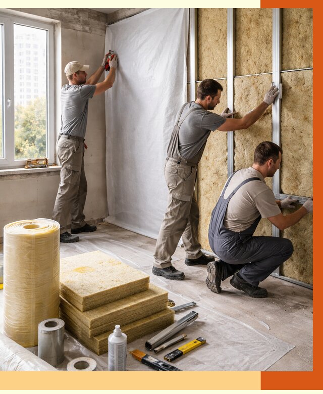 Утепление квартиры в Белорецке от 4562 руб/м2 — утеплить квартиру изнутри и снаружи | ТепломастерБлр