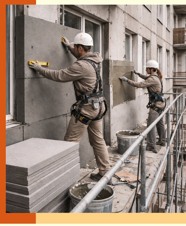 Утепление квартиры снаружи под ключ в Белорецке