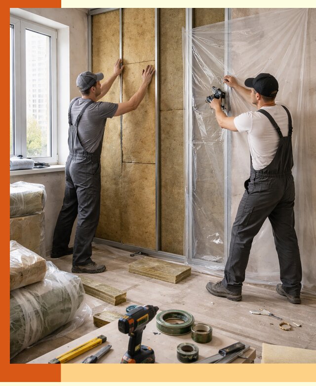 Утепление квартиры изнутри профессионально в Белорецке