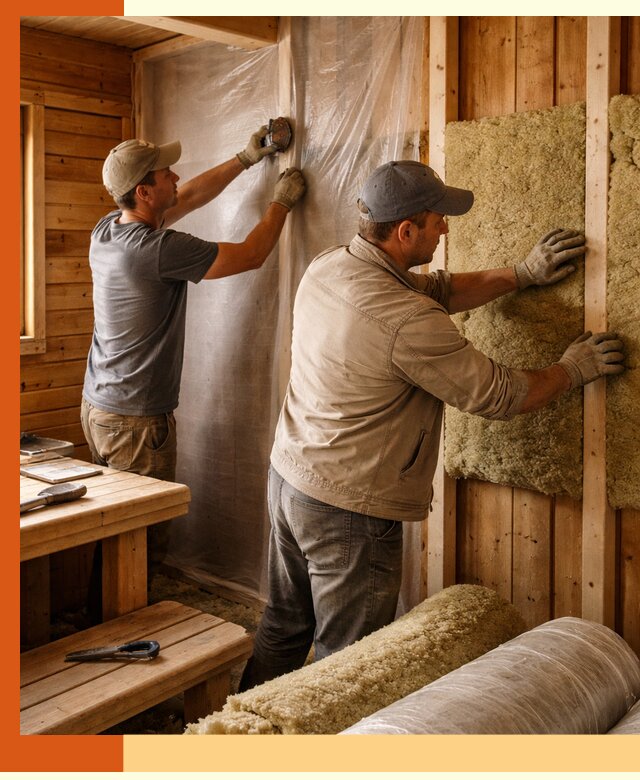 Утепление бани изнутри в Белорецке качественно и недорого