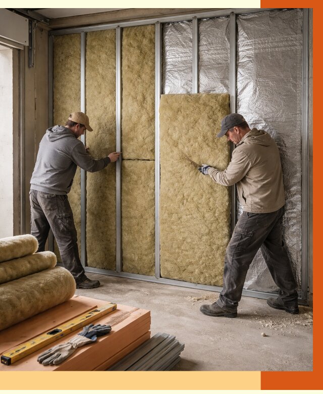 Утепление гаража изнутри в Белорецке от 7603 руб/м2 — работы и цена | ТепломастерБлр