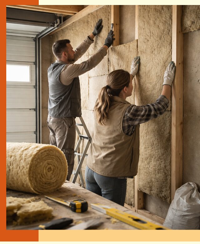 Утепление гаража изнутри в Белорецке: быстро и надежно