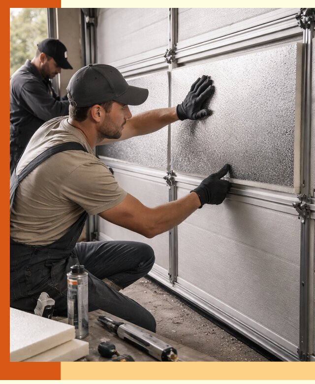 Утепление гаражных ворот в Белорецке качественно и надежно