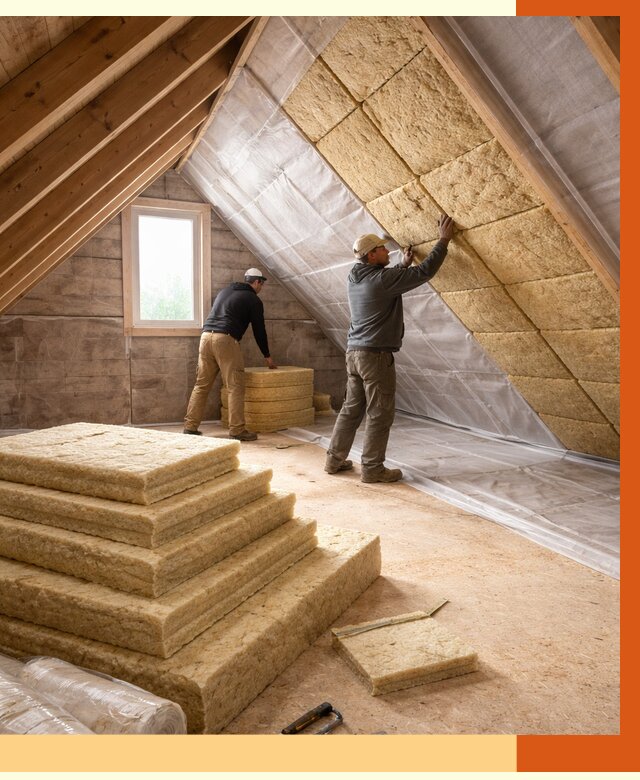 Утепление мансарды в Белорецке от 2534 руб/м2 — комплексно и под ключ | ТепломастерБлр