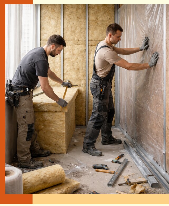 Профессиональное утепление лоджии в Белорецке эффективно и надежно