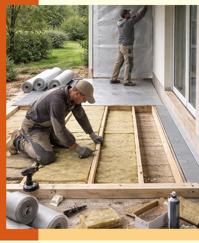 Утепление террасы в Белорецке — тепло и защита круглогодично