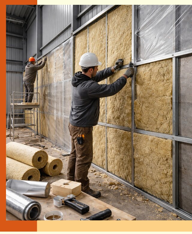 Утепление ангара в Белорецке — профессиональная теплоизоляция помещений