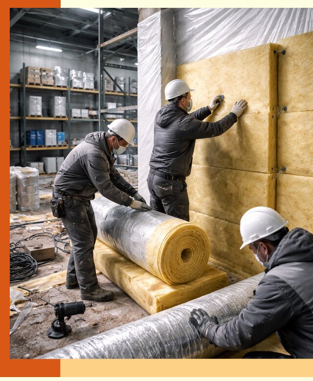 Утепление склада химсырья в Белорецке: безопасная и эффективная изоляция