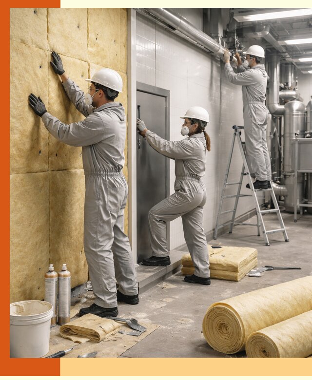 Утепление пищевого цеха под ключ в Белорецке