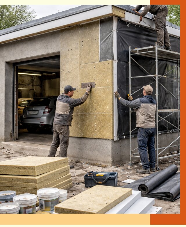 Утепление автосервиса в Белорецке ппу, пеноизоляция, от 14699 руб/м2 — ТепломастерБлр