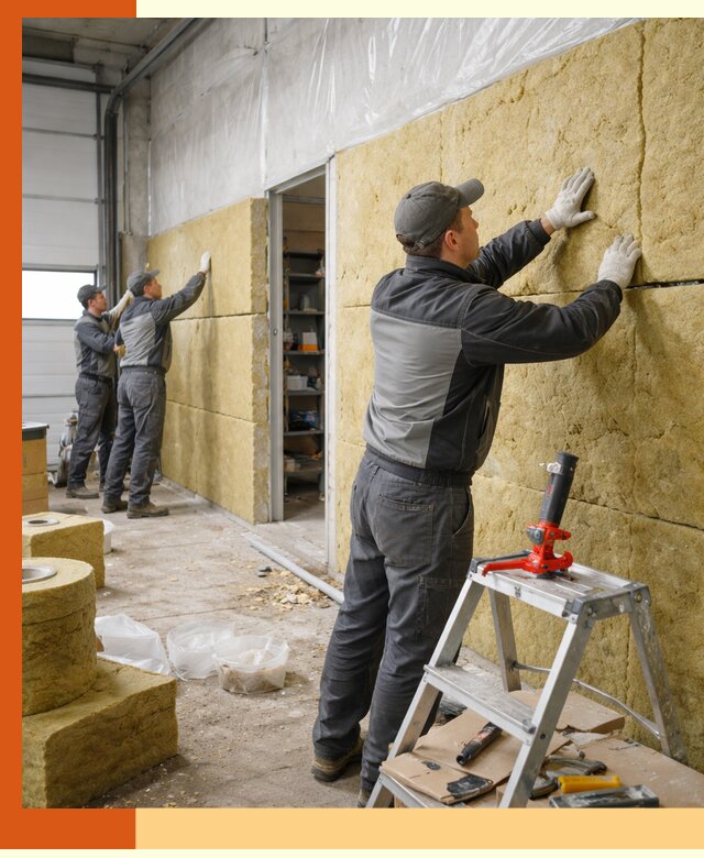 Утепление автосервиса и мастерских в Белорецке качественно и надёжно