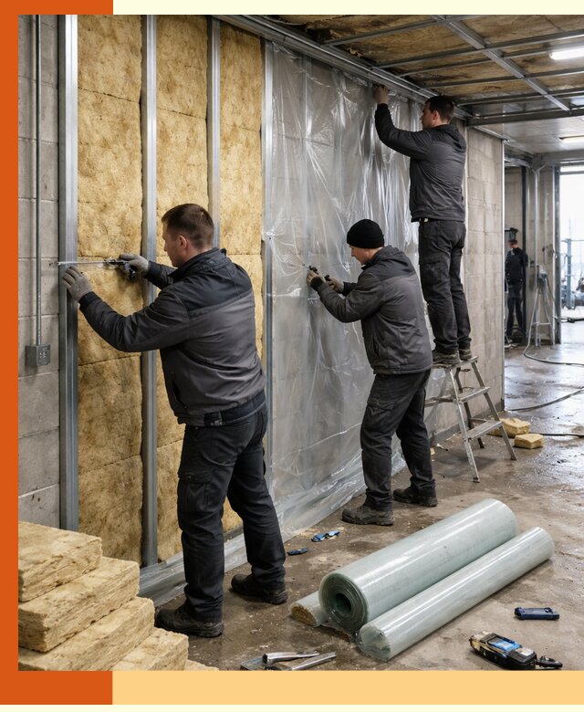 Профессиональное утепление автомойки в Белорецке для любого типа помещений