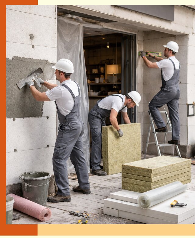 Утепление кафе в Белорецке: профессиональная теплоизоляция и монтаж