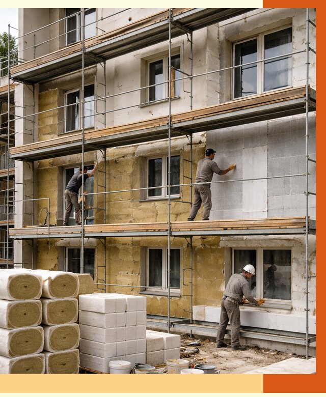 Утепление гостиницы в Белорецке от 7299 руб./м2 — комплексно, ППУ, под ключ | ТепломастерБлр