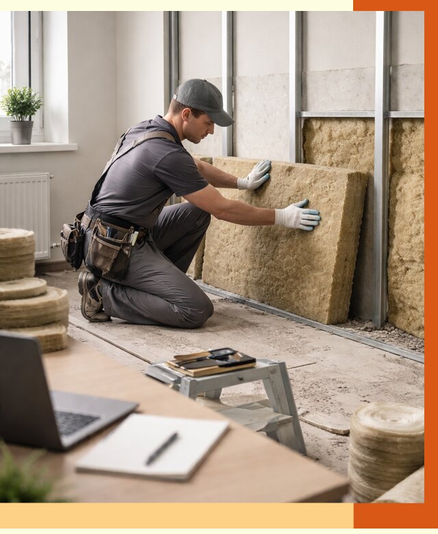 Утепление офиса в Белорецке от 4562 руб/м2 — комплексное утепление офиса под ключ | ТепломастерБлр