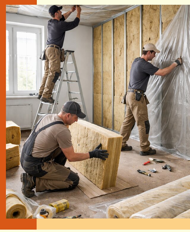 Утепление офисных помещений под ключ в Белорецке