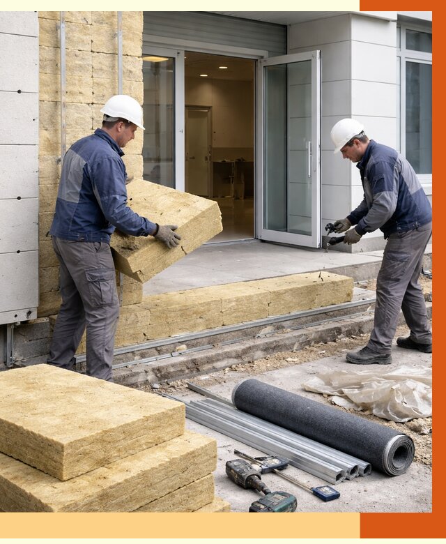 Утепление медицинского центра в Белорецке под ключ от 12671 руб./м² | ТепломастерБлр