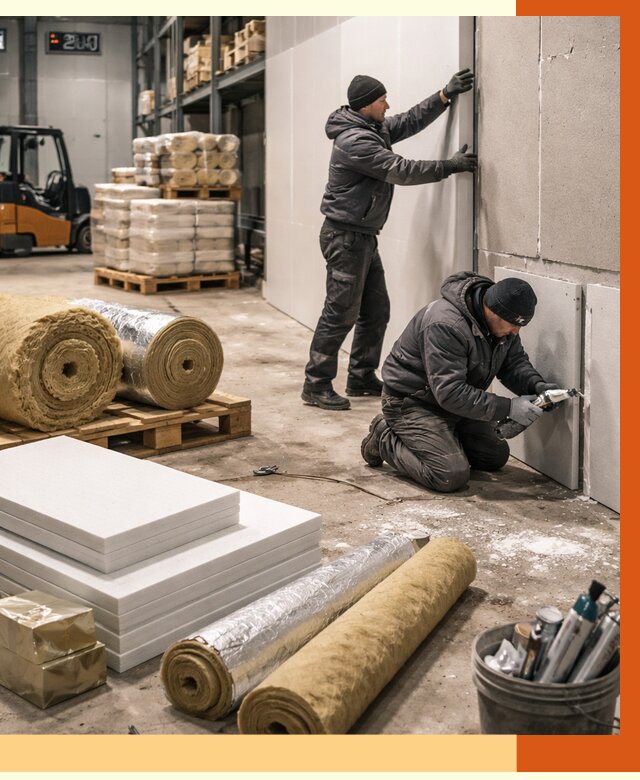 Утепление холодного склада в Белорецке от 8616 руб/м2 — комплексное под ключ | ТепломастерБлр