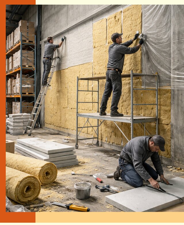 Утепление холодного склада под ключ в Белорецке