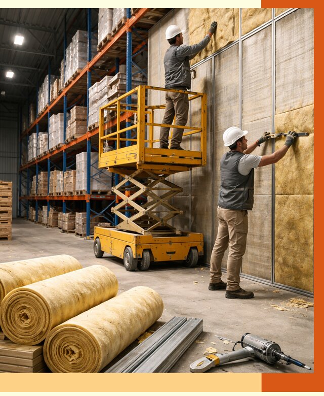 Утепление торгового склада в Белорецке от 3244 руб/м2 — комплексно и под ключ | ТепломастерБлр