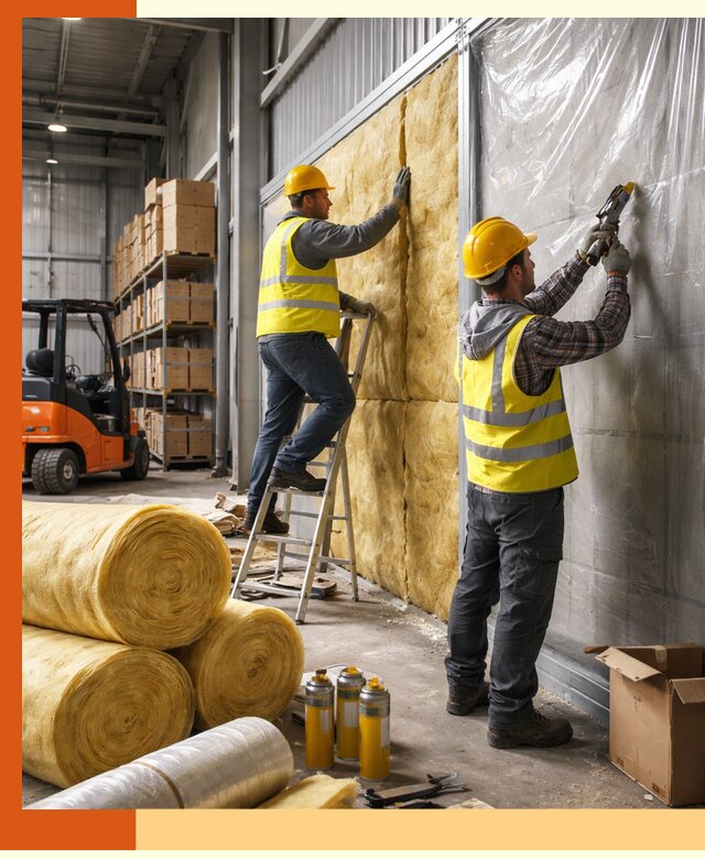 Утепление склада с техникой в Белорецке под ключ