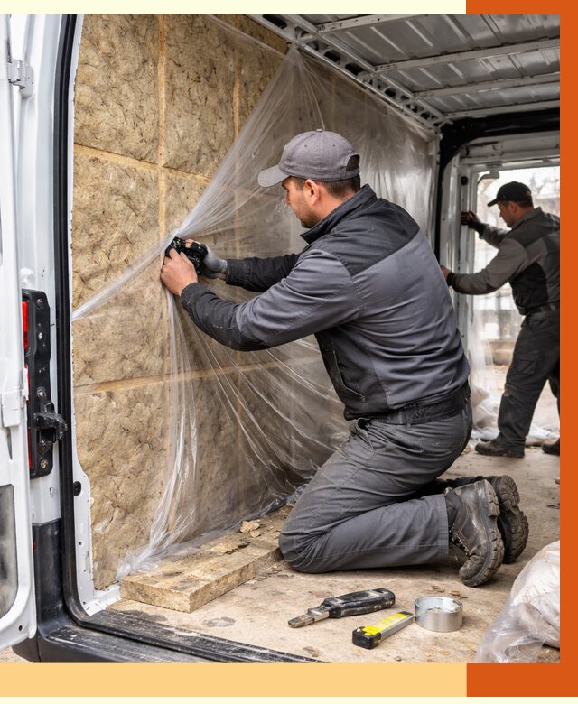 Утепление фургона в Белорецке от 16726 руб/м2 — утепление фургона ППУ и кузова | ТепломастерБлр