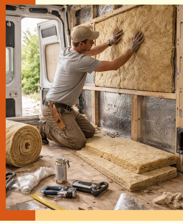 Утепление кемпера под ключ в Белорецке с гарантией качества