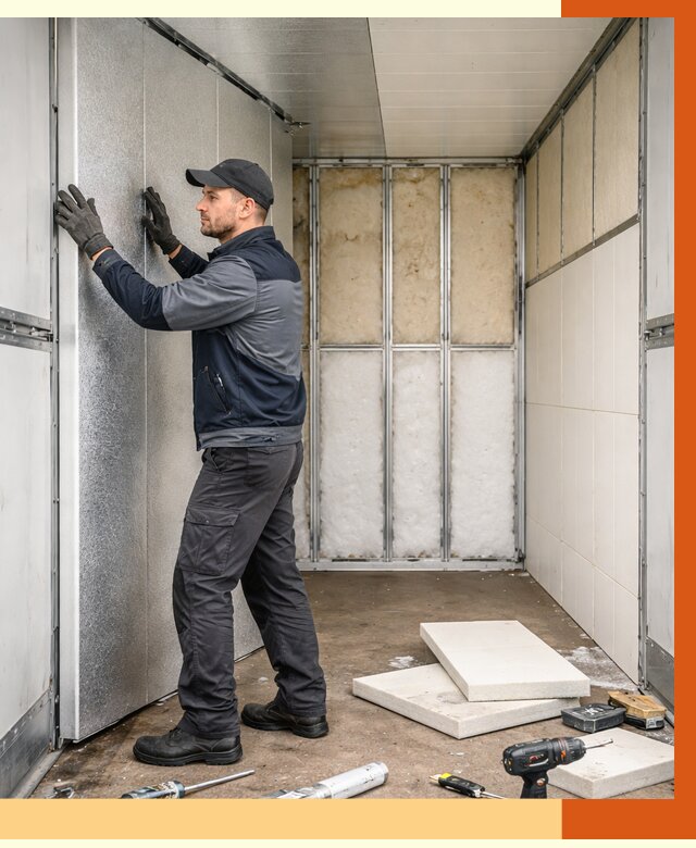 Утепление холодильного кузова в Белорецке от 13685 руб. под ключ | ТепломастерБлр