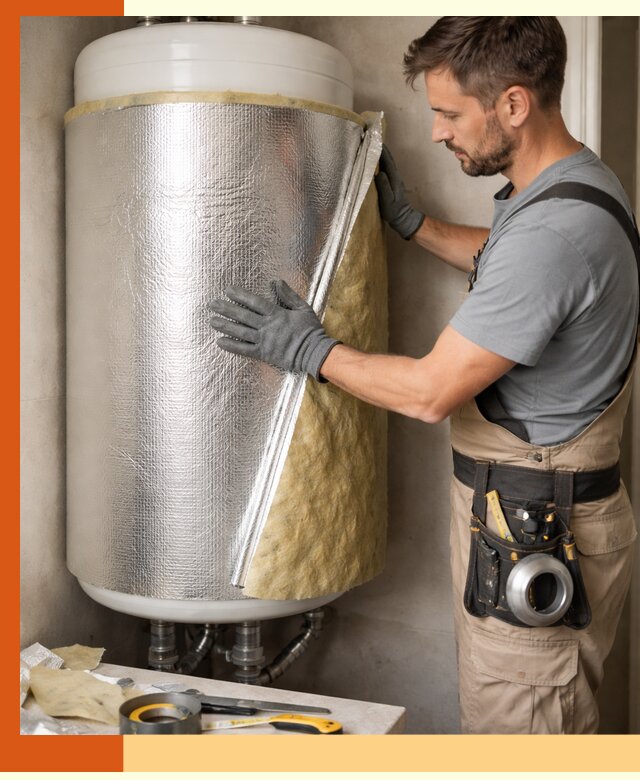 Утепление бойлера в Белорецке для снижения теплопотерь и экономии энергии