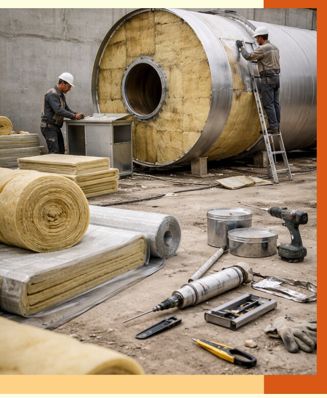 Утепление резервуара с топливом в Белорецке от 27877 руб. под ключ | ТепломастерБлр