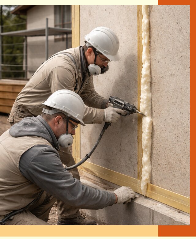 Утепление сип панелей ППУ в Белорецке от 4866 руб. под ключ | ТепломастерБлр