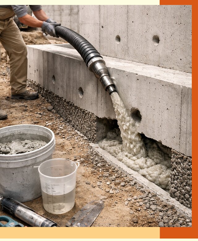 Заполнение полостей фундамента в Белорецке от 6893 руб. под ключ | ТепломастерБлр