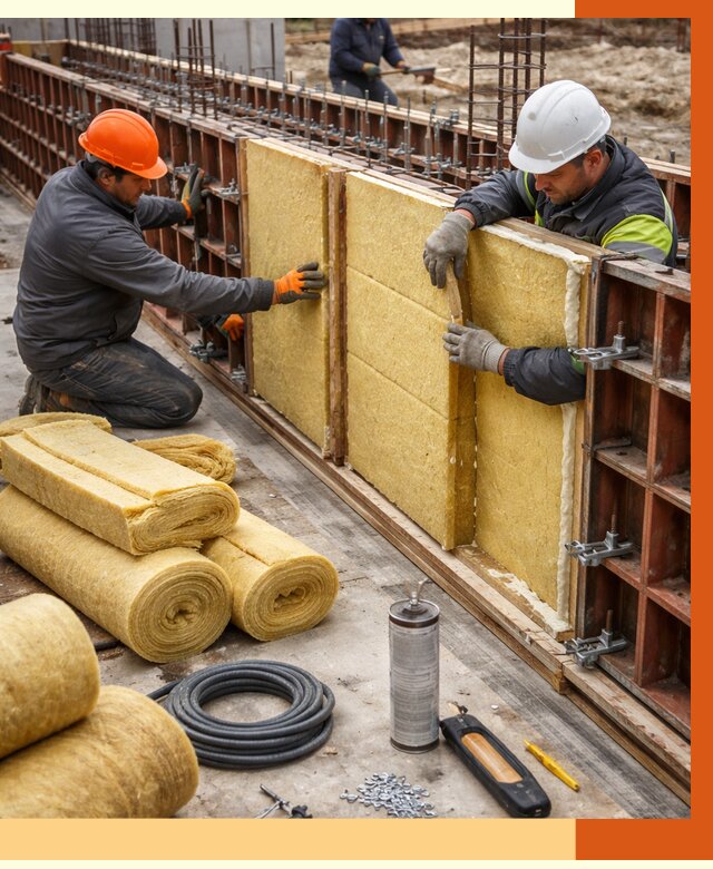 Теплоизоляция опалубки в Белорецке от 7299 руб. за м2 — услуги и монтаж | ТепломастерБлр