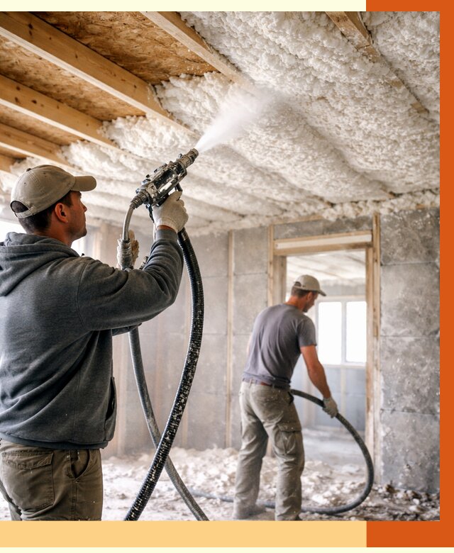 Утепление пеноизолом в Белорецке от 1622 руб./м2 под ключ | ТепломастерБлр