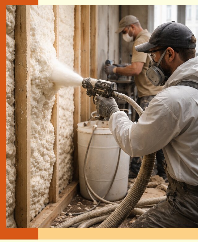 Утепление пеноизолом жилых и коммерческих объектов в Белорецке