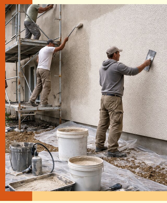 Утепление фасада жидкой пробкой в Белорецке