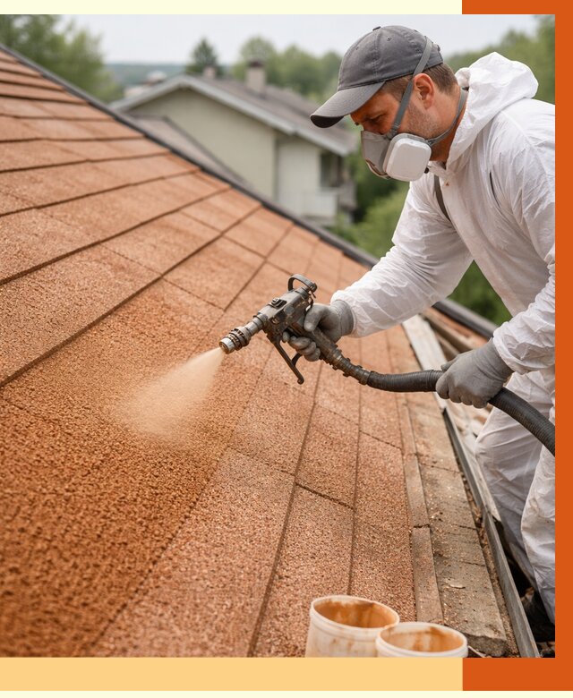 Утепление кровли жидкой пробкой в Белорецке от 2737 руб./м² под ключ | ТепломастерБлр