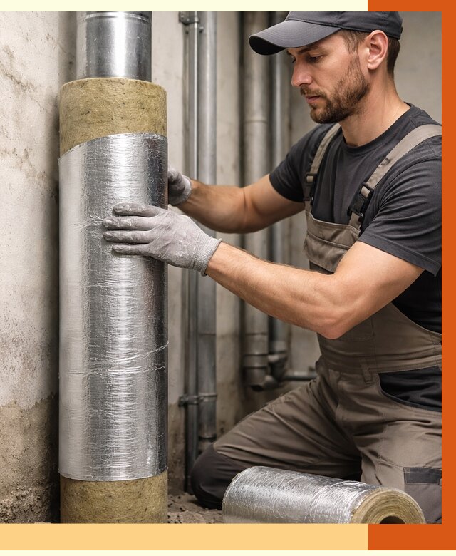 Шумоизоляция труб в Белорецке от 1216 руб. — шумоподавление и звукоизоляция труб | ТепломастерБлр