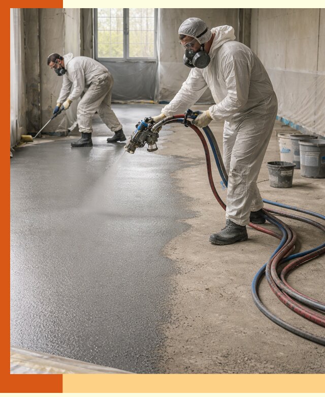 Гидроизоляция полимочевиной полов и конструкций в Белорецке