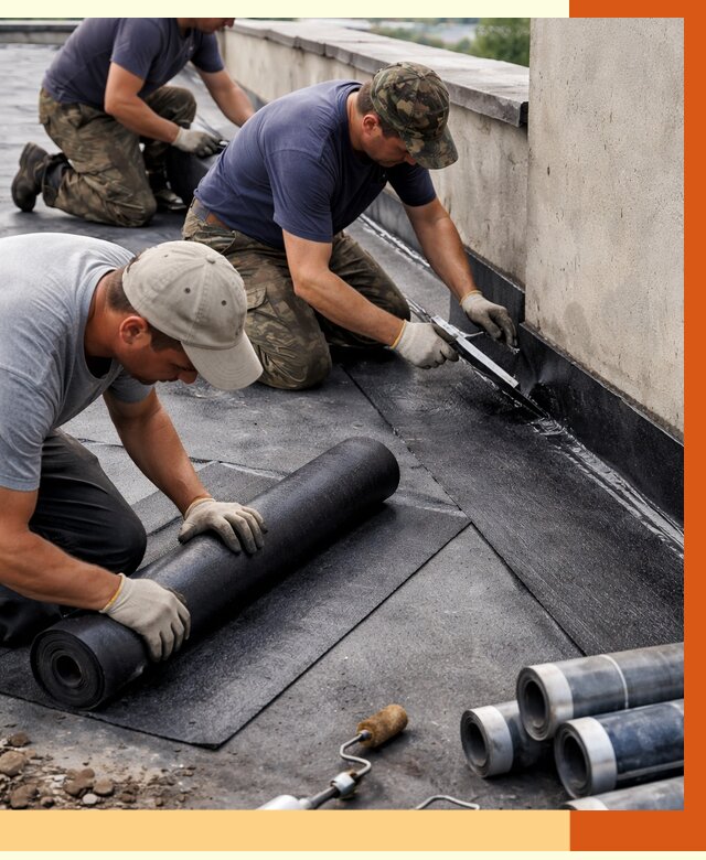 Гидроизоляция кровли в Белорецке от 4562 руб. — профессиональная гидроизоляция крыши | ТепломастерБлр