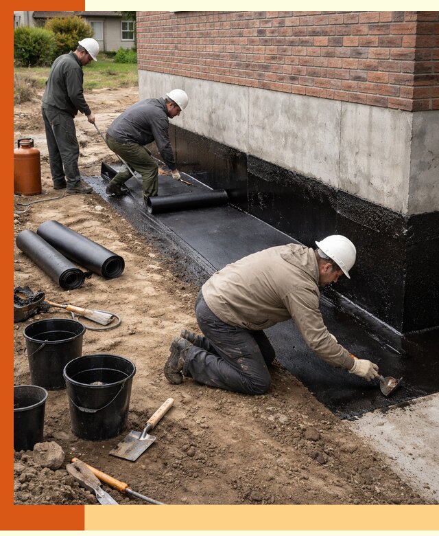 Гидроизоляция фундамента в Белорецке: надежная защита строений