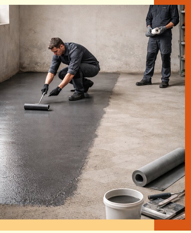 Гидроизоляция гаражного пола в Белорецке от 3548 руб./м² — ТепломастерБлр профессионально