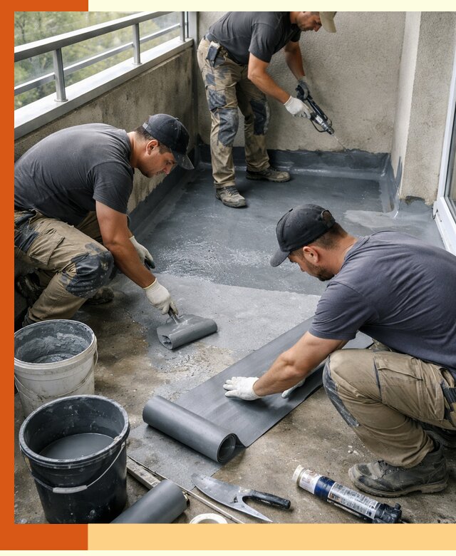 Гидроизоляция балкона в Белорецке: надежная защита от протечек