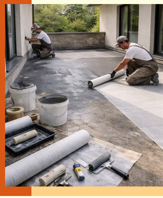 Гидроизоляция террасы в Белорецке — надежная защита от влаги и протечек