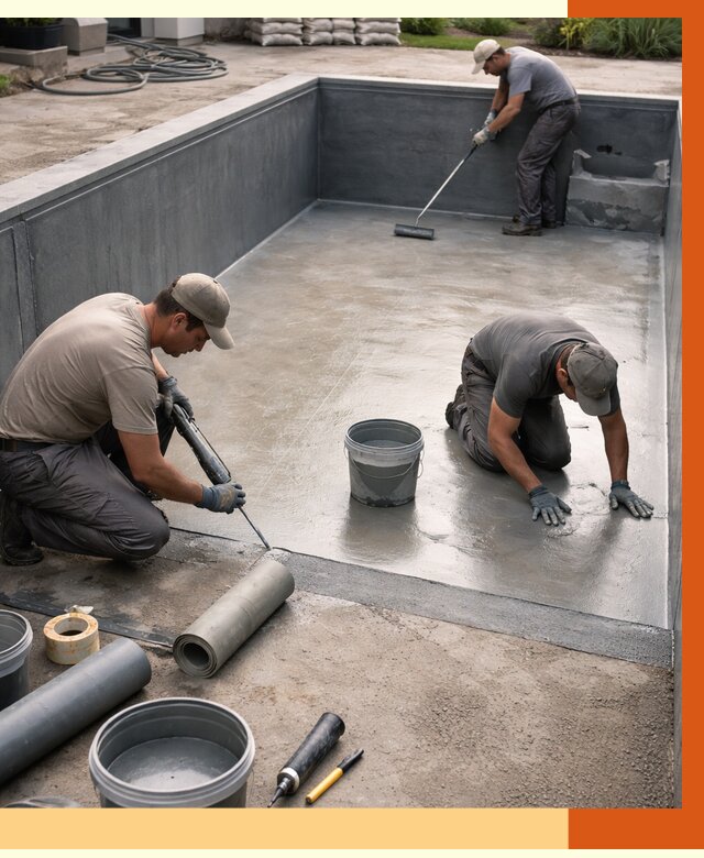 Профессиональная гидроизоляция бассейна в Белорецке от 6589 руб. за м2 | ТепломастерБлр