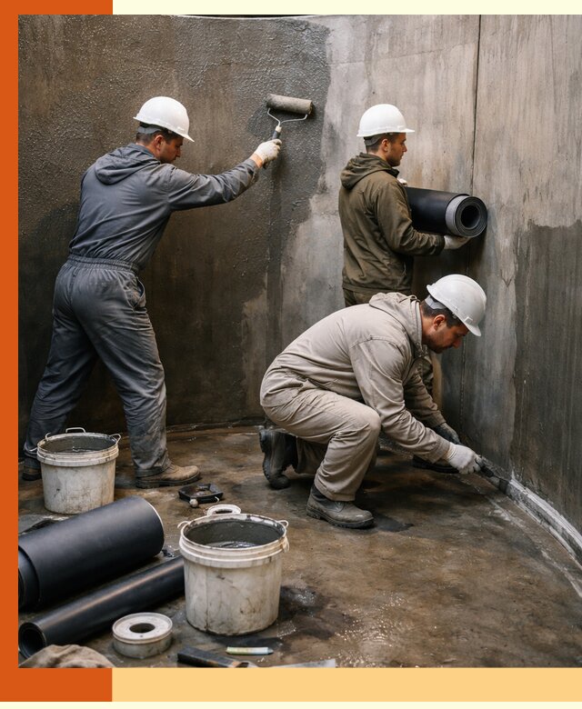 Гидроизоляция резервуара профессионально в Белорецке