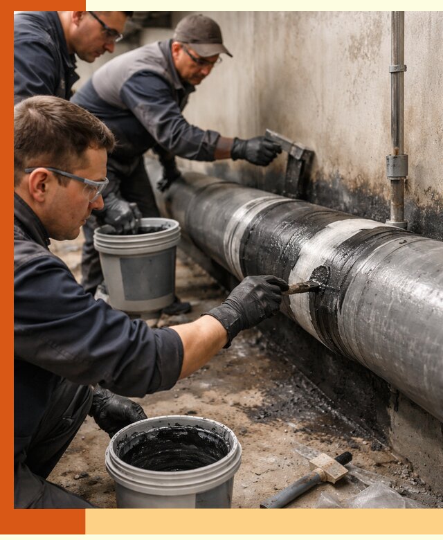 Гидроизоляция труб в Белорецке — защита и герметизация коммуникаций
